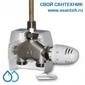 16318 HERZ, 1778626 Клапан четырехходовой VUA-50 прямой для однотрубных систем  1/2" 294/11